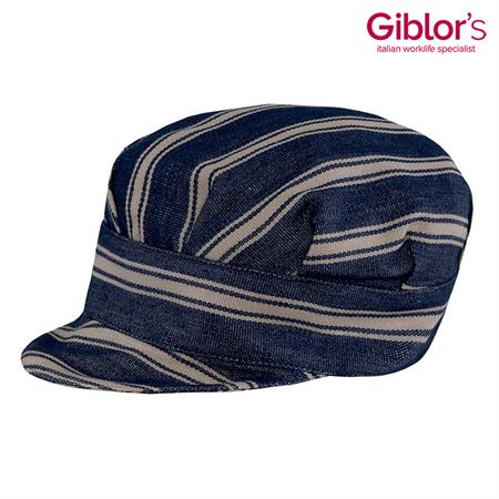 CAPPELLO TOMMY RIGATO BLU