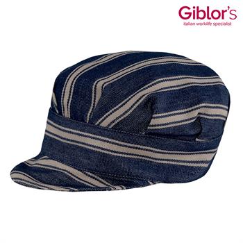 CAPPELLO TOMMY RIGATO BLU