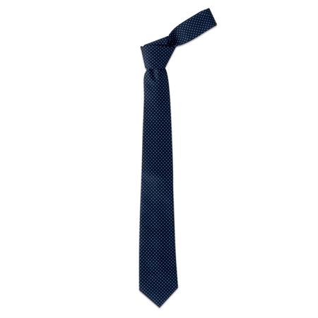 CRAVATTA UOMO FANTASIA POIS BLU