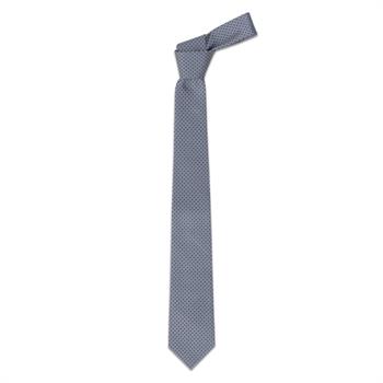 CRAVATTA UOMO FANTASIA POIS GRIGIO