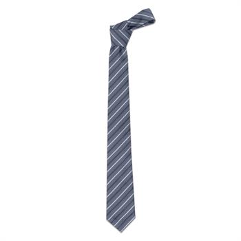CRAVATTA UOMO FANTASIA RIGATO GRIGIO