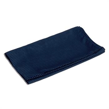 FOULARD FANTASIA POIS BLU