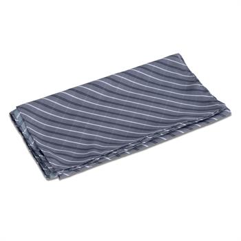 FOULARD FANTASIA RIGATO GRIGIO