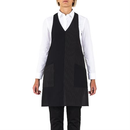 GREMBIULE CAMERIERA SENN GESSATO NERO