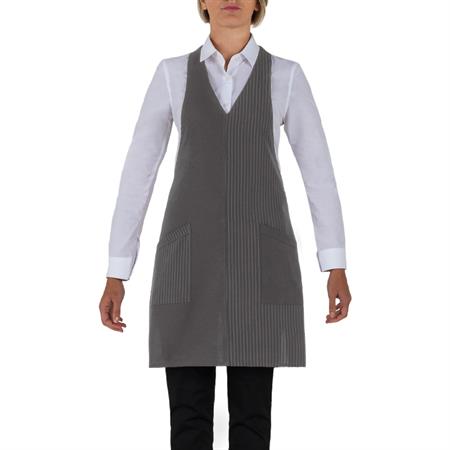 GREMBIULE CAMERIERA SENN GESSATO GRIGIO