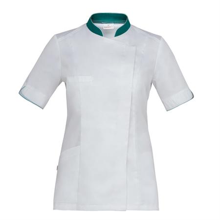 CASACCA TANIA M/CORTA BCO-VERDE