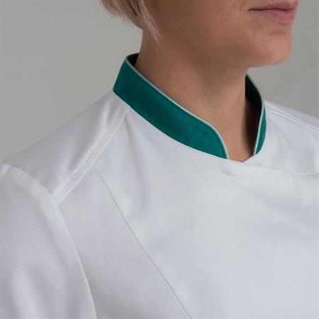 CASACCA TANIA M/CORTA BCO-VERDE