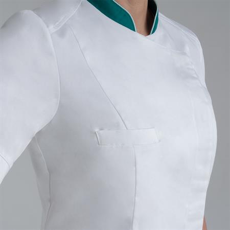 CASACCA TANIA M/CORTA BCO-VERDE