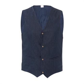 GILET CAMERIERE MIGUEL JEANS BLU