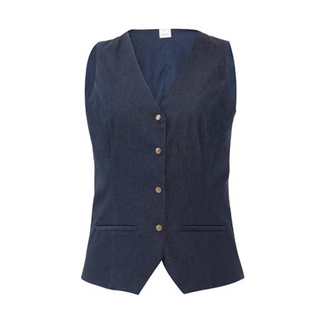 GILET CORA JEANS BLU
