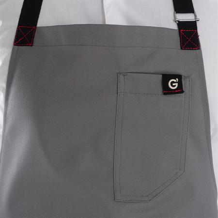 GREMBIULE CAMERIERE JERS GRIGIO CHIARO