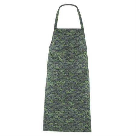 GREMBIULE PARIGI C/PETTO CAMOUFLAGE PIXE