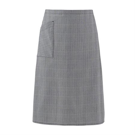 GREMBIULE CAMERIERE/A TE SCOZZESE GRIGIO