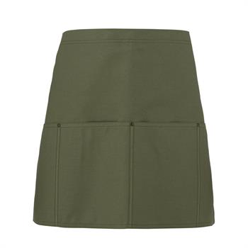 GREMBIULE CAMERIERE/A SE VERDE MILITARE
