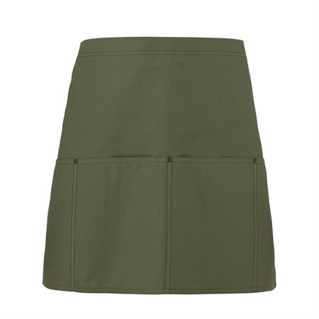 GREMBIULE CAMERIERE/A SE VERDE MILITARE