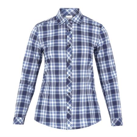 CAMICIA CAMERIERA LILLY SCOZZESE BLU