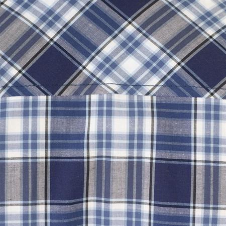 CAMICIA CAMERIERA LILLY SCOZZESE BLU