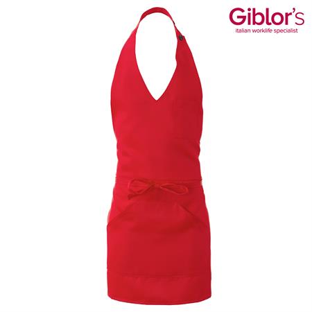 GREMBIULE CAMERIERE/A LIPARI ROSSO