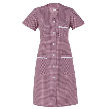 CAMICE VIOLA QUADRO BORDEAUX