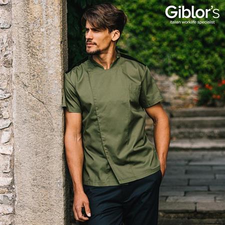 GIACCA CUOCO THIAGO M/CO VERDE MILITARE