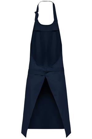 GREMBIULE COTONE C/PETTORINA BLU SCURO