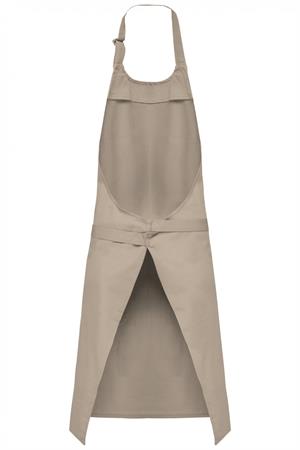 GREMBIULE COTONE C/PETTORINA BEIGE
