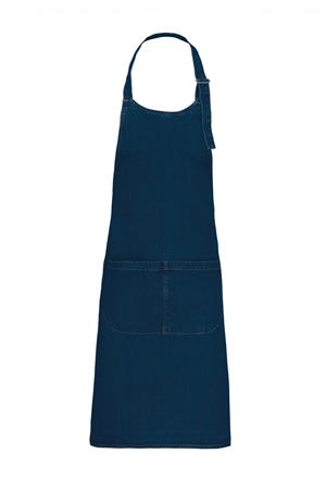 GREMBIULE COTONE C/PETTORINA DENIM