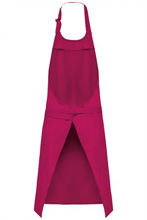 GREMBIULE COTONE C/PETTORINA FUXIA