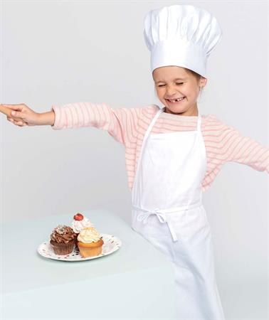 COMPLETO CAPPELLO+GREMBIULE BIMBO BIANCO