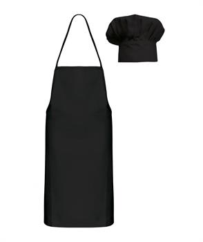 COMPLETO CAPPELLO+GREMBIULE BIMBO NERO