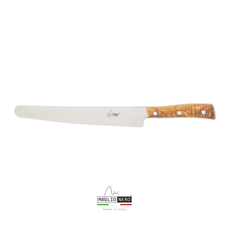 COLTELLO PANE DA 26 CM LINEA ISIDE OLIVO
