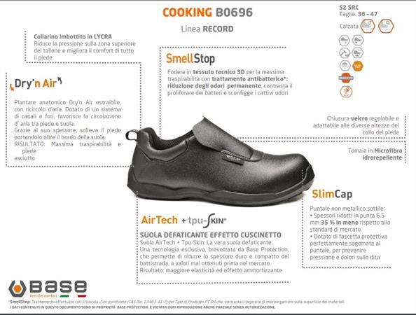 SCARPA CUOCO DEFATICANTE