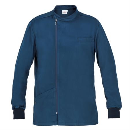 CASACCA RUGGERO CHIUSURA ZIP BLU NAVY