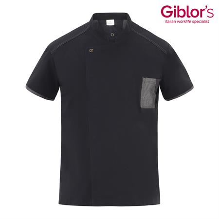 GIACCA CUOCO NATHAN M/CORTA NERO