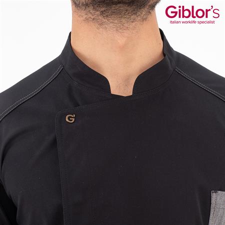 GIACCA CUOCO NATHAN M/CORTA NERO