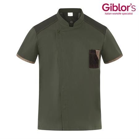 GIACCA CUOCO NATHAN M/CORTA VERDE MILITARE