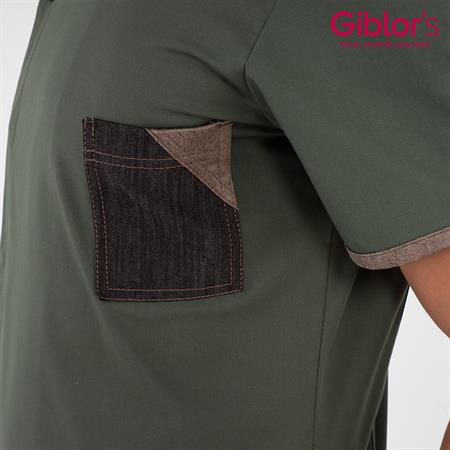 GIACCA CUOCO NATHAN M/CORTA VERDE MILITARE