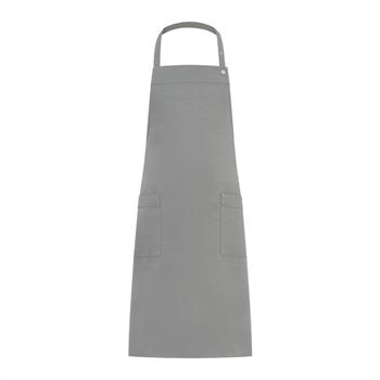 GREMBIULE PATMOS C/PETTORINA GRIGIO CHIARO