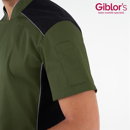 GIACCA CUOCO M/C OMAR VERDE MILITARE