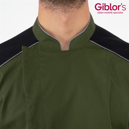 GIACCA CUOCO M/C OMAR VERDE MILITARE
