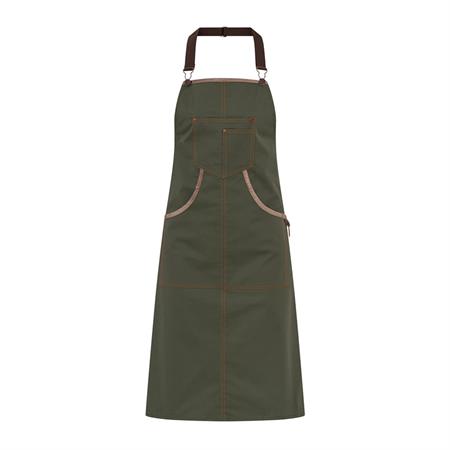 GREMBIULE NAXOS C/PETTORINA VERDE MILITARE