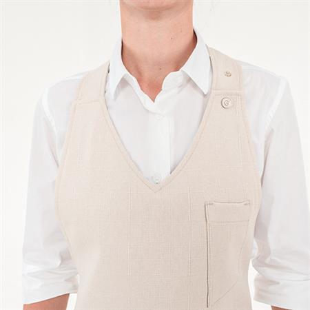 GREMBIULE CEFALONIA C/PETTORINA BEIGE