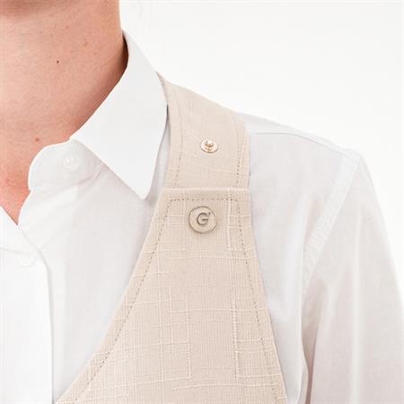 GREMBIULE CEFALONIA C/PETTORINA BEIGE