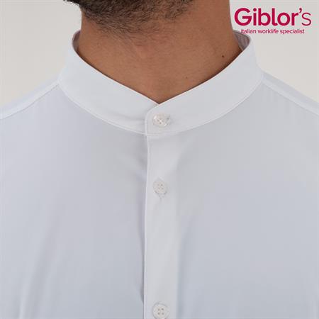 CAMICIA COREANA NOVAK ELASTAN BIANCO