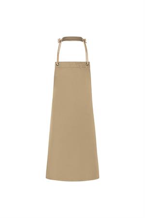 GREMBIULE PETTORINA NEW NATURE RICICLATO BEIGE KARLOWSKY