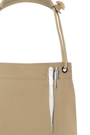 GREMBIULE PETTORINA NEW NATURE RICICLATO BEIGE KARLOWSKY