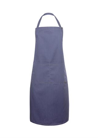 GREMBIULE PETTORINA STILE JEANS BLU VINTAGE KARLOWSKY