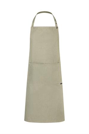 GREMBIULE PETTORINA STILE JEANS VERDE MUSCHIO VINTAGE KARLOWSKY