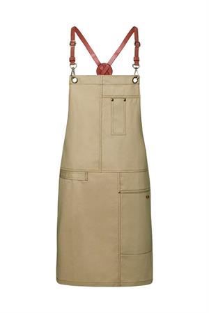 GREMBIULE PETTORINA URBAN X-STYLE INCROCIO BEIGE KARLOWSKY