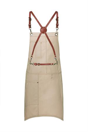 GREMBIULE PETTORINA URBAN X-STYLE INCROCIO BEIGE KARLOWSKY